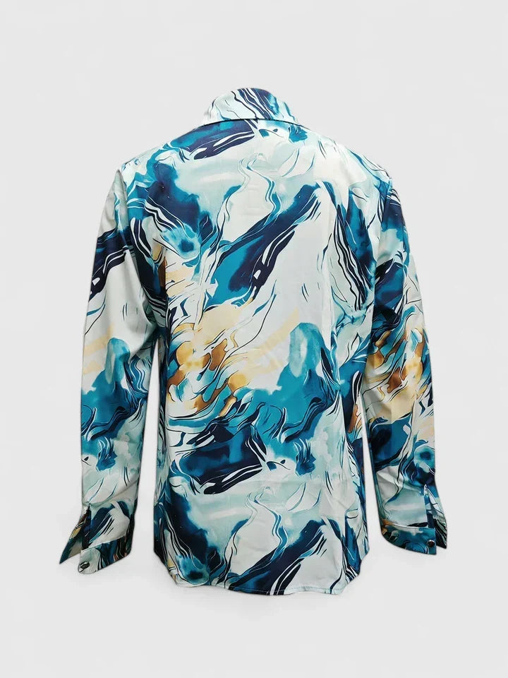 Chic women's versatile long-sleeve blouse, perfect for casual, formal office wear & elegant everyday style.