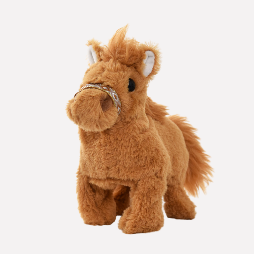 Adorable electronic walking puppy toy, a battery-operated interactive dog perfect for young children.