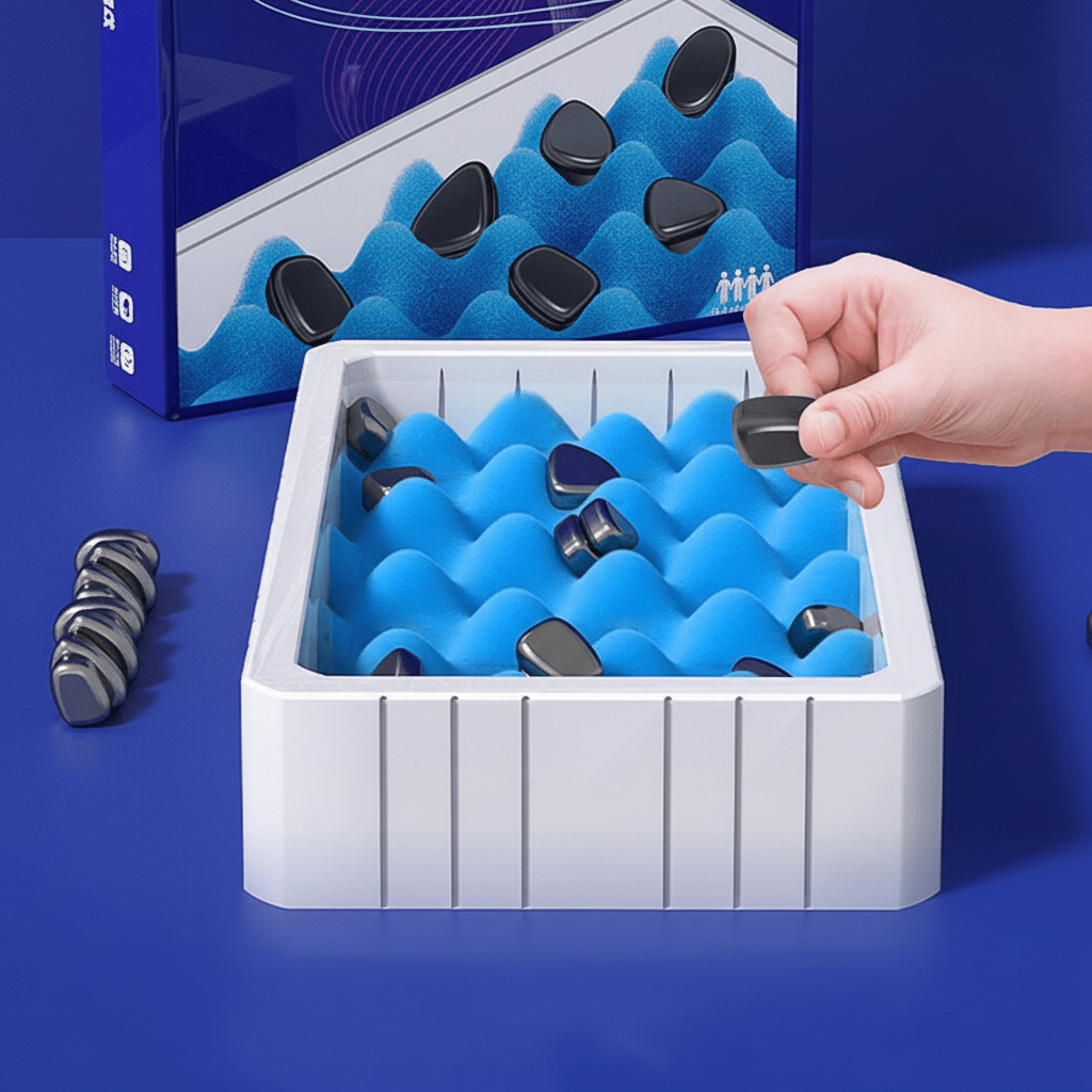 Kids' Magnetic Chess Set. Durable, educational strategy game to enhance focus & critical thinking. Brain game.