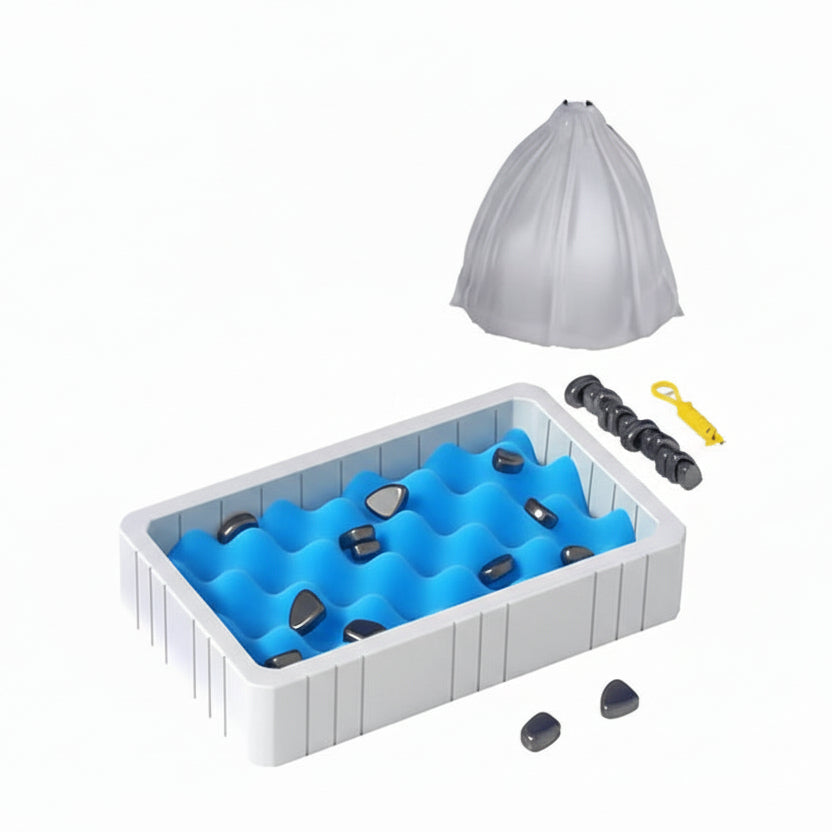 Compact Magnetic Chess for kids. Perfect portable travel game & learning toy for developing strategic thinking.