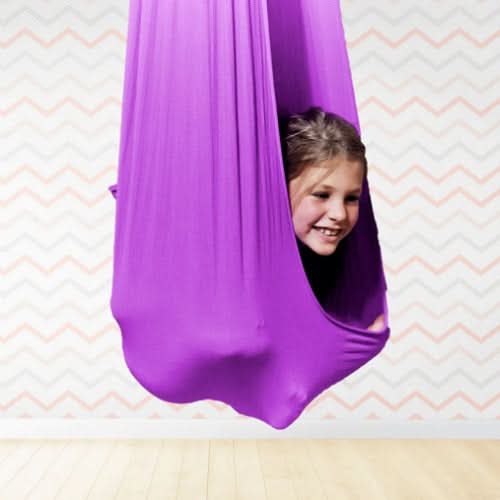 Supports occupational therapy: This children's sensory swing offers a calming focus space for indoor play.