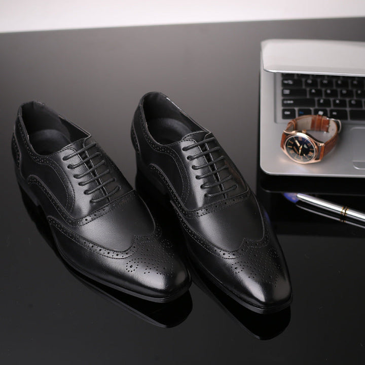 Comfortable men's formal Oxford brogues, combining classic style with all-day wearability.