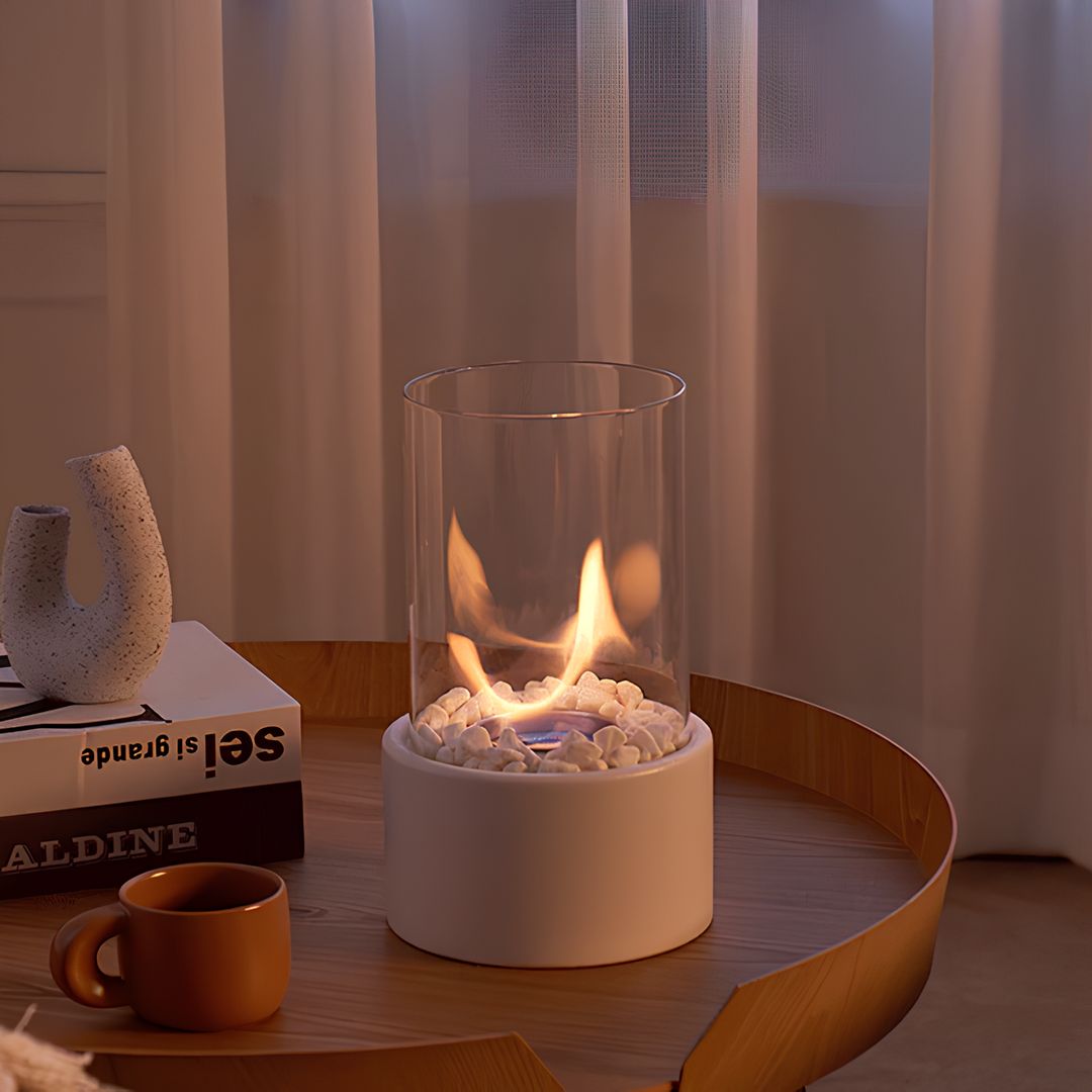 Sophisticated Lumora table oil lamp, metal body, brings classic charm & light.