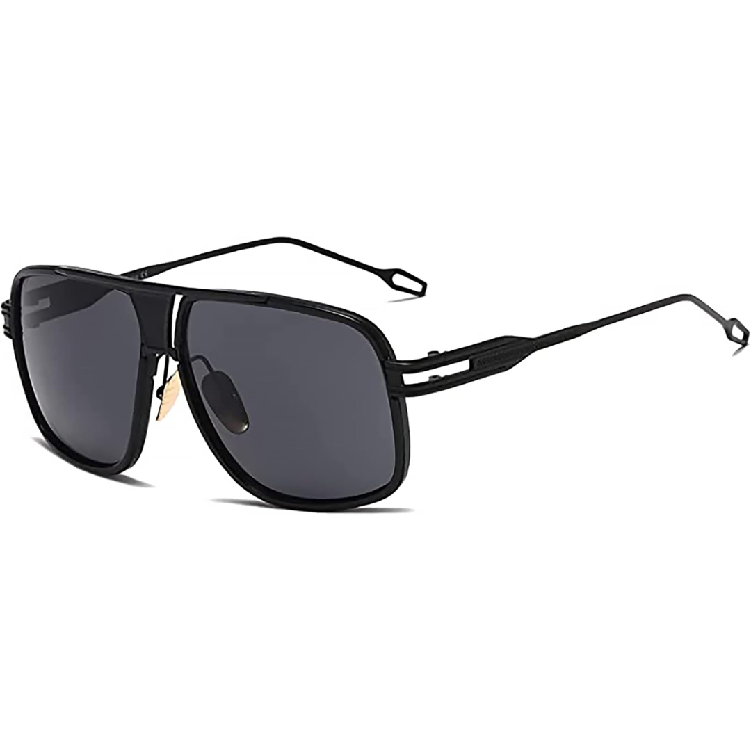 Premium men's aviator sunglasses, offering lightweight comfort & superior UV protection.