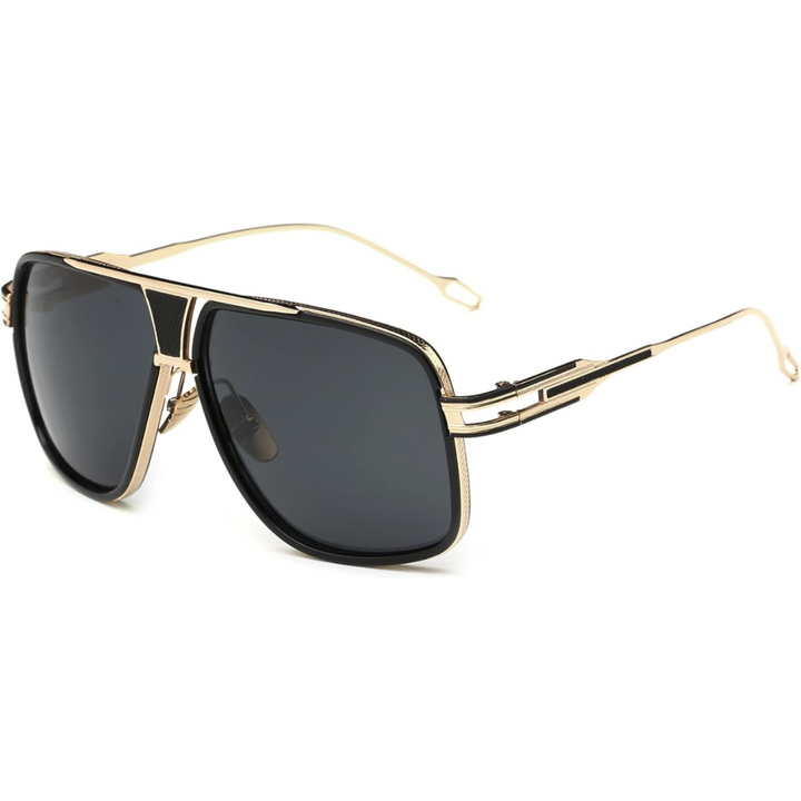 Stylish men's aviator sunglasses with excellent UV protection; a classic accessory.