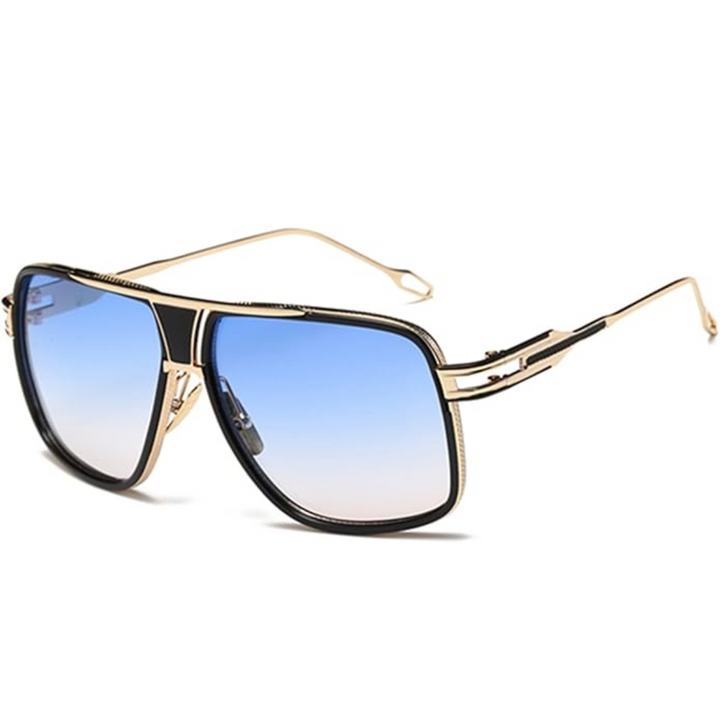 Outdoor men's aviator sunglasses: classic style, UV protection, and a lightweight design.