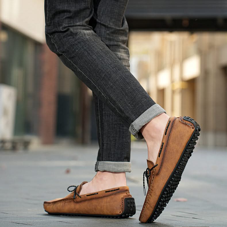 Formal & casual men's slip-on loafers. Classic leather dress shoes, comfortable and versatile for all-day wear.