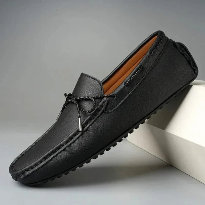 Classic men's slip-on loafers. Comfortable, versatile footwear for dress or casual looks, ideal everyday men's shoes.