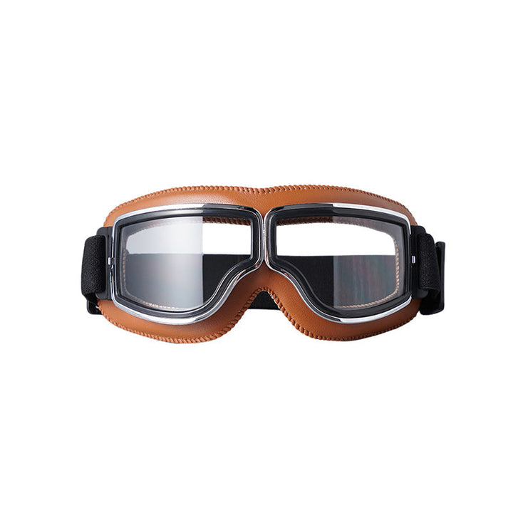Outdoor protection retro motorcycle goggles, flexible and stylish.