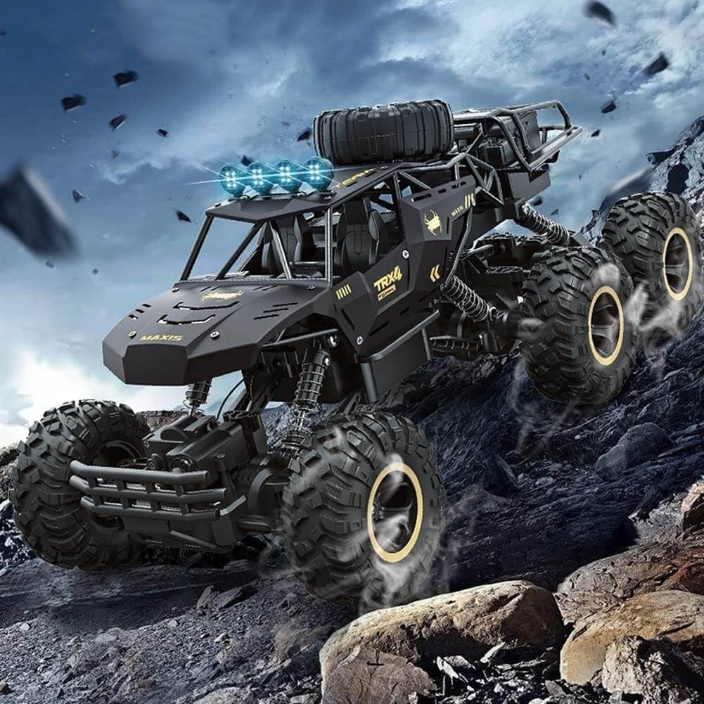 Unisex remote control monster truck, a tough 6x6 toy vehicle ready for any adventure.