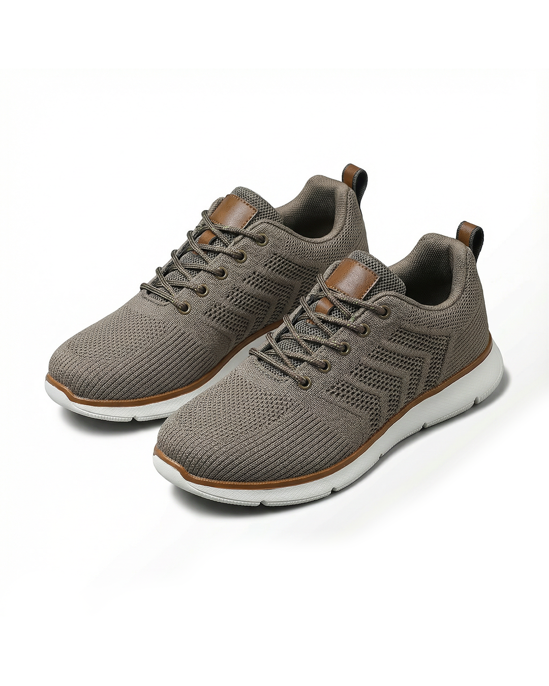 Close-up of Men's Airmesh Stride Running Sneakers, showing breathable mesh upper and durable sole.