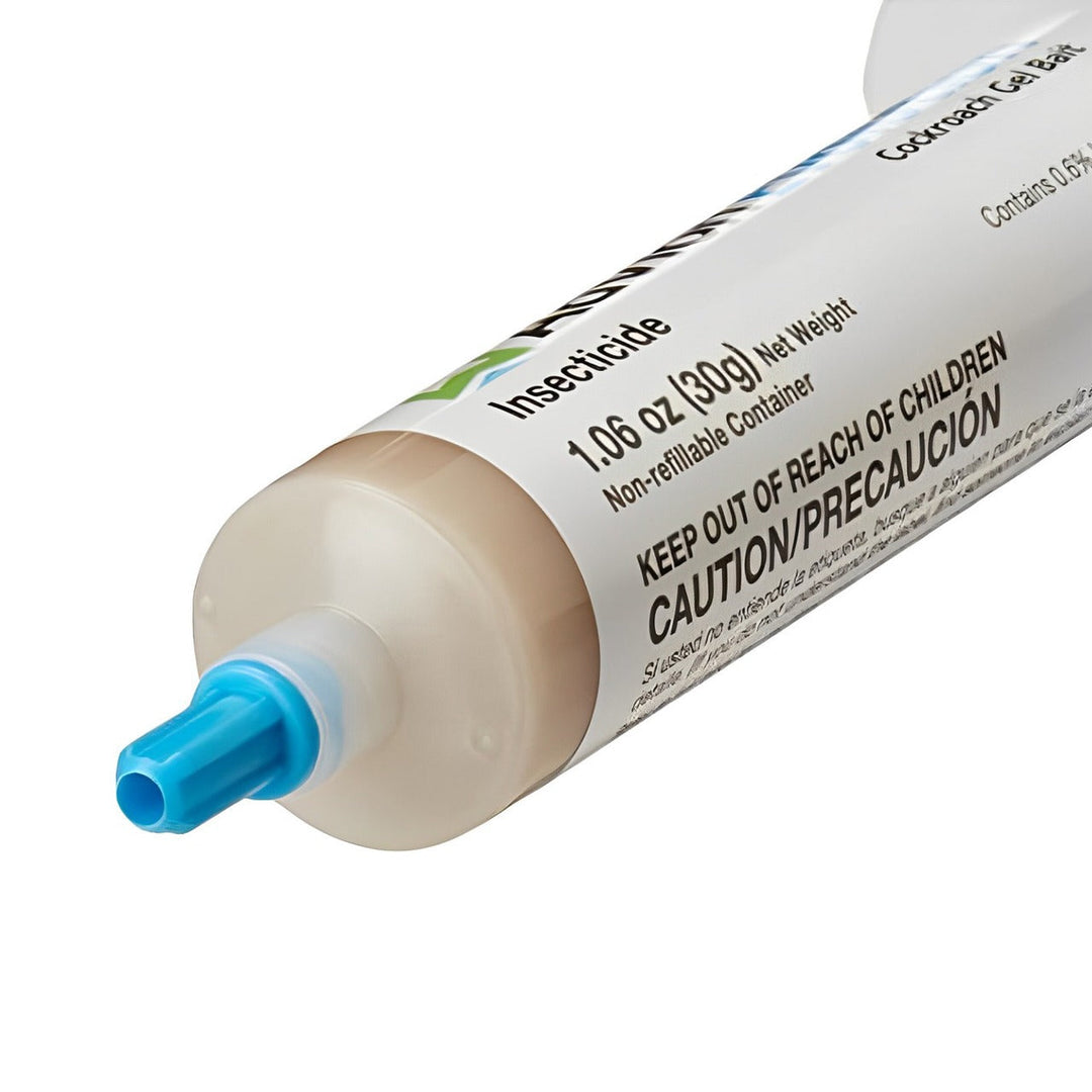 Potent cockroach gel bait for pest control. Syringe applicator ensures effective insecticide delivery against insects.