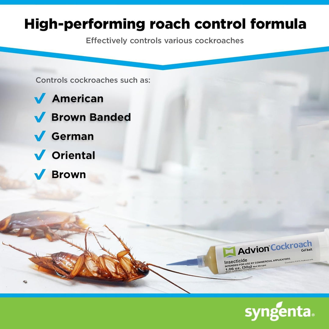 Cockroach gel bait syringe, an essential insecticide for effective home pest control & extermination. Easy to use.