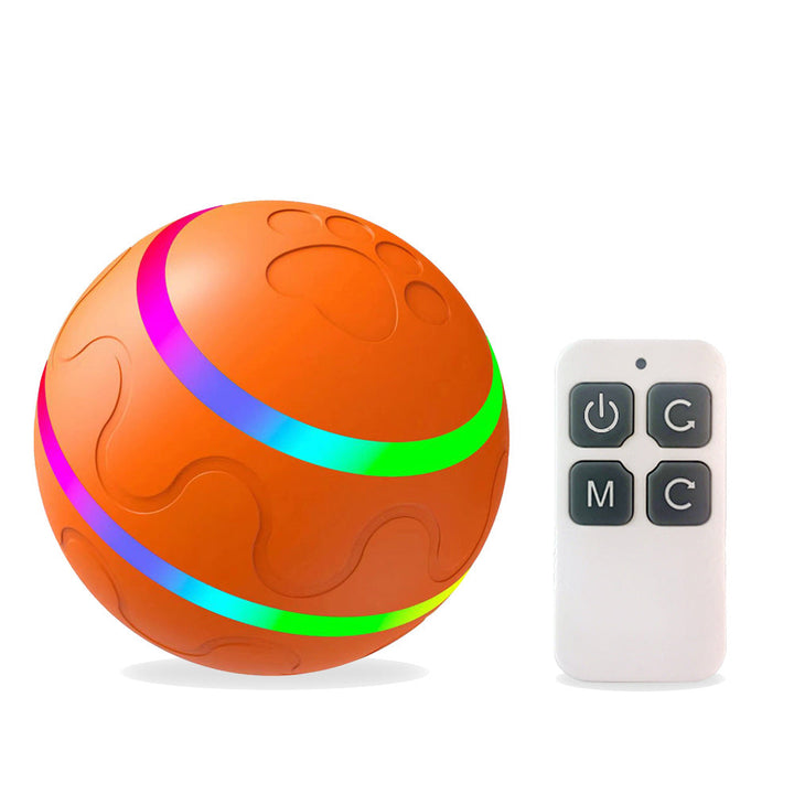 Vibrant interactive pet play ball, durable dog toy for stimulating active fun