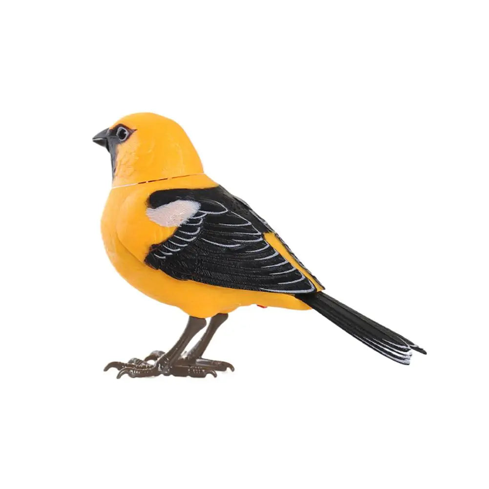 Colorful interactive singing bird toy, voice-controlled chirping, perfect children's gift