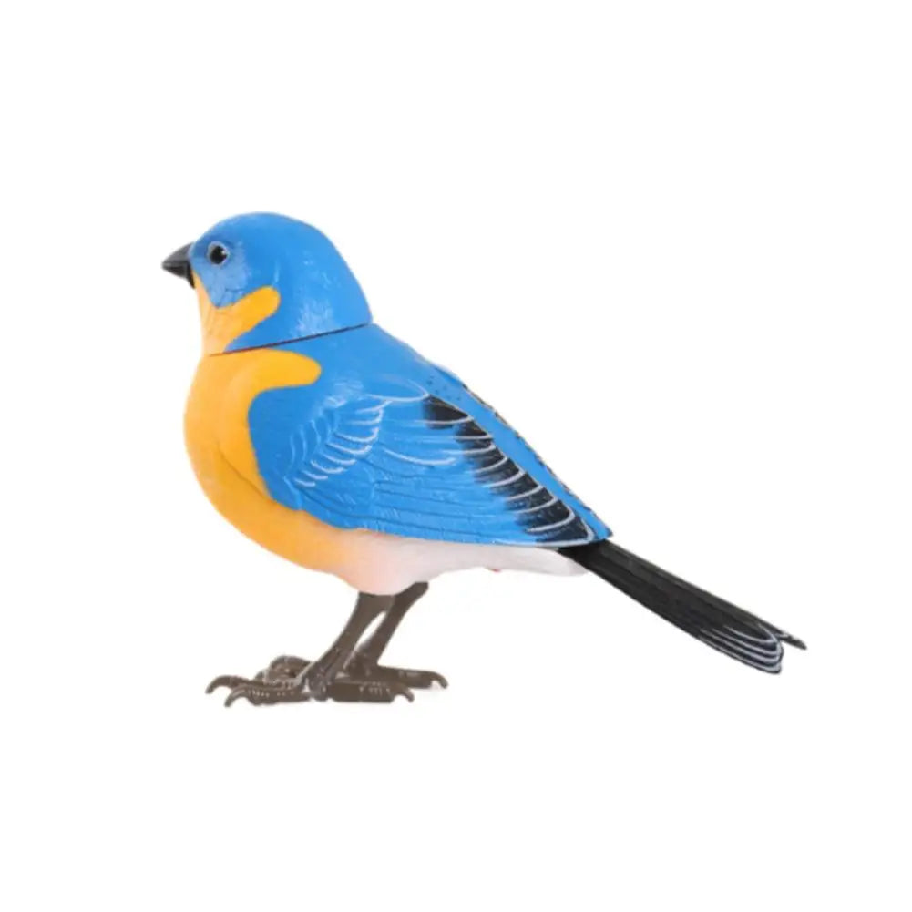 Home decor interactive bird toy, colorful and battery-powered, brings lively chirping sounds to rooms