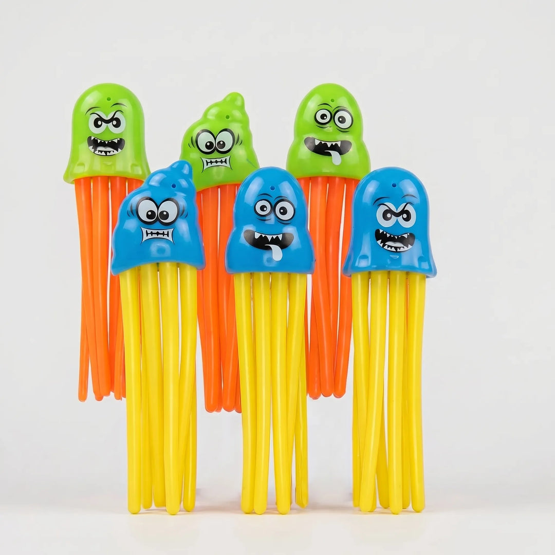 Complete set of colorful weighted pool diving toys for multiple kids' underwater summer fun activities.