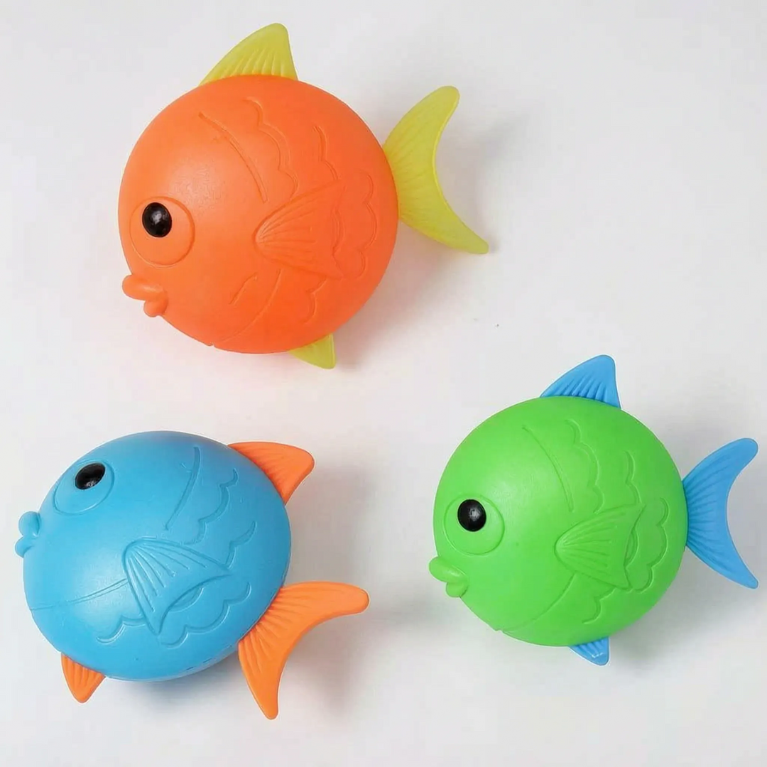 Durable, colorful weighted pool dive toys designed for safe and fun underwater play for children.