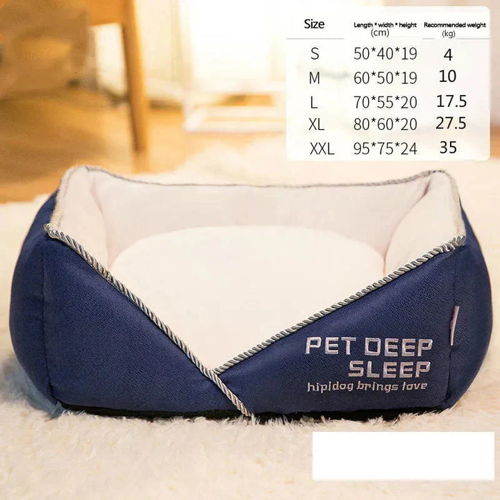 Washable dog bed, fluffy pet sleeping mat for maximum comfort, feline or canine