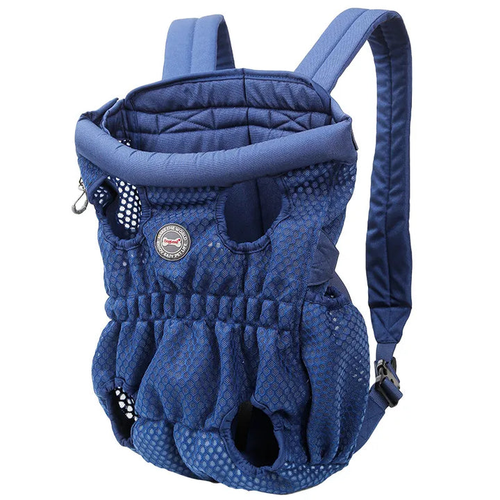 Small dog carrier rucksack, perfect for comfortable pet travel in cars and on walks.