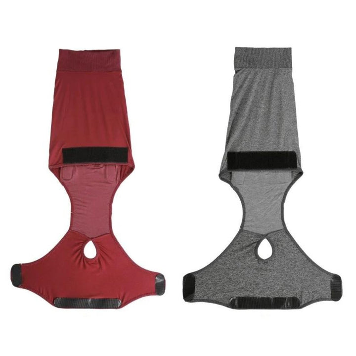 Professional dog recovery suit for pet surgery wound protection. Comfortable post-op care, ideal cone alternative.