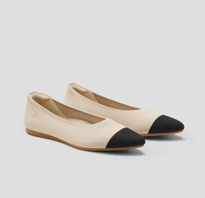 Soft women's ballet flats, comfortable spring fashion for versatile wear.