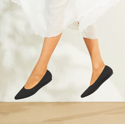Chic women's slip-on ballet flats, comfortable for effortless spring elegance.