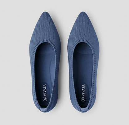 Slip-on women's ballet flats, comfortable spring fashion for versatile wear.