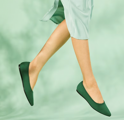 Lightweight women's ballet flats, comfortable slip-ons for spring fashion.