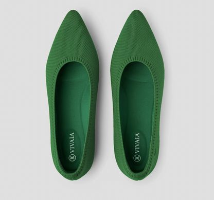 Breathable women's ballet flats, perfect spring/summer comfort footwear.