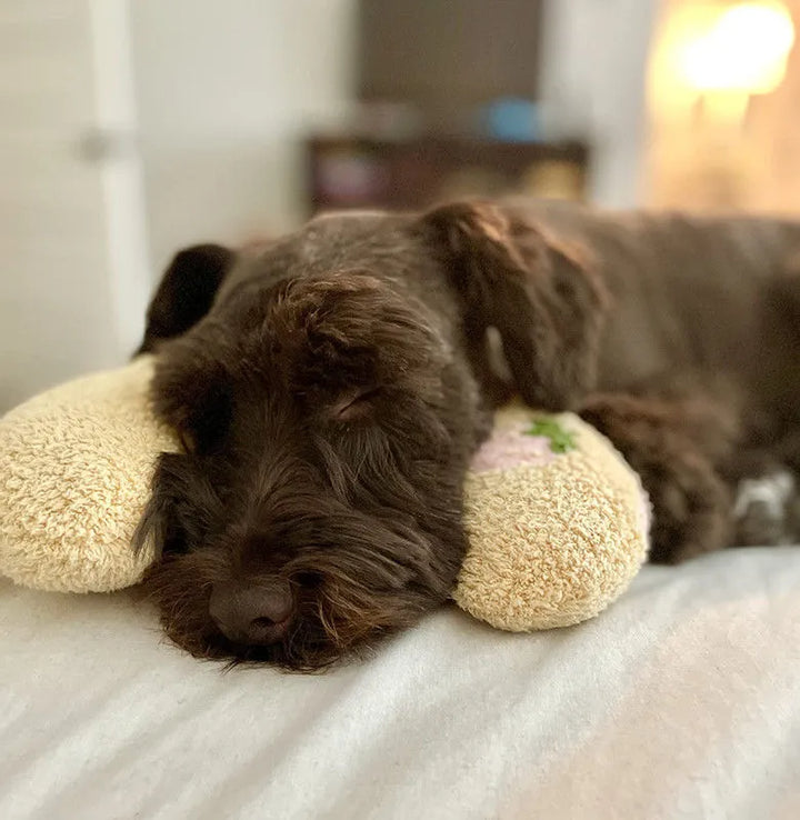 Luxurious pet supplies, washable relaxing pillow for pets, perfect for home or travel use