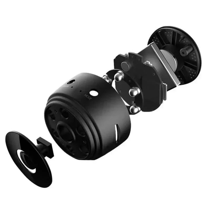 Smart monitoring with this compact 1080P HD security camera, night vision included.