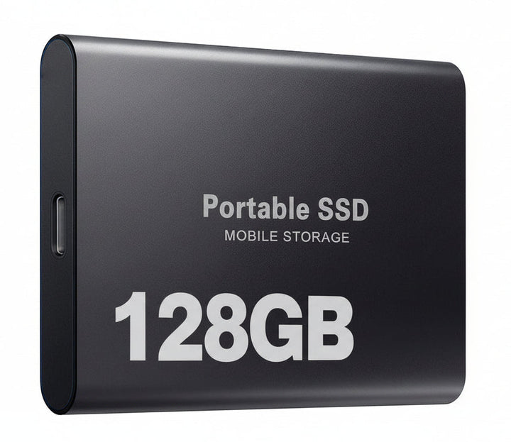 Efficient 128GB solid state external hard drive for reliable, fast data storage for laptops and desktop PCs.