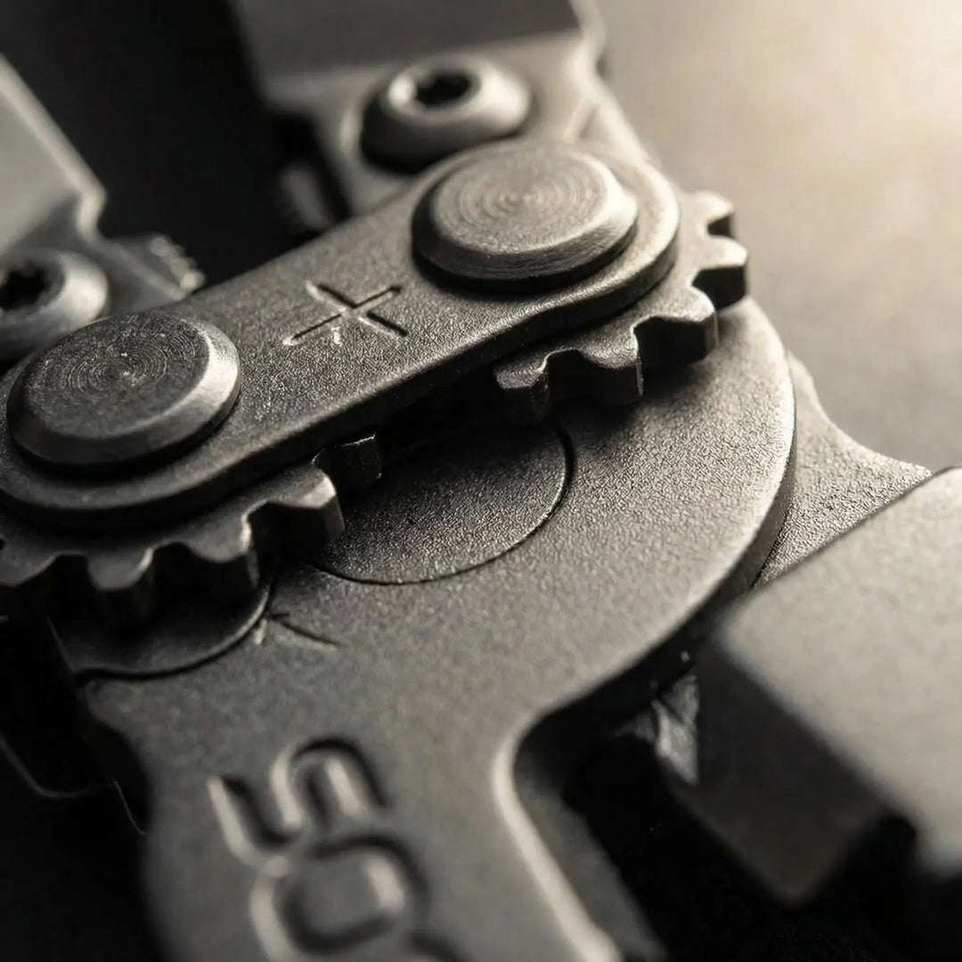 Rugged 18-function outdoor multi-tool with integrated pliers and utility blades for hiking & survival.