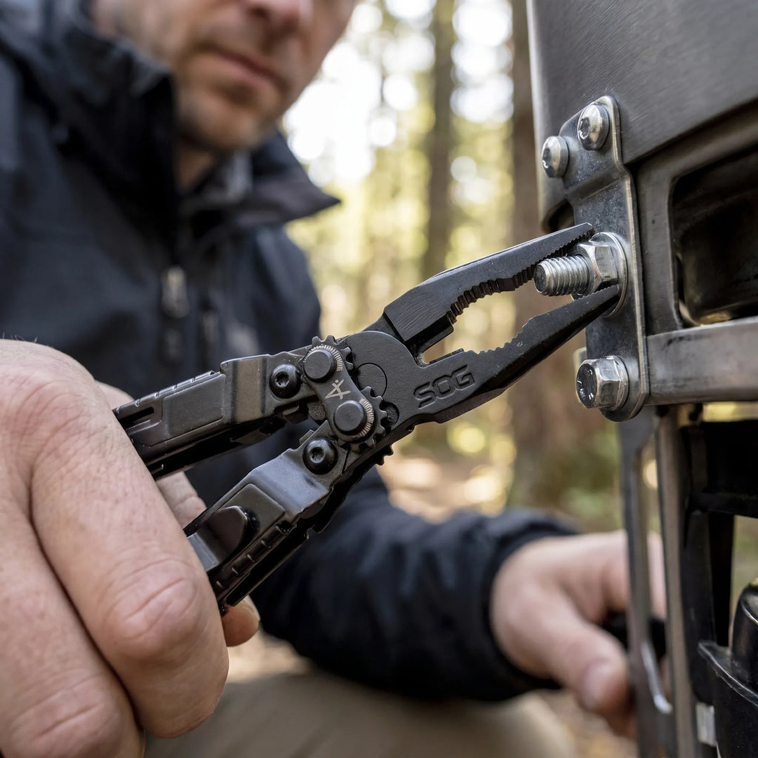 Versatile EDC 18-function multi-tool with durable pliers, ideal for everyday carry, camping & utility.