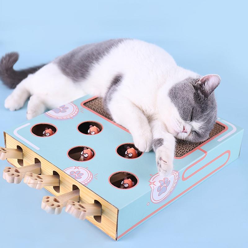 Sustainable pet activity center: compact eco-friendly cat playground, provides scratching & play