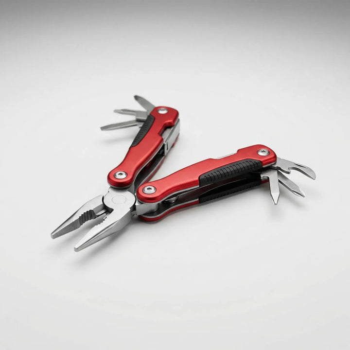 Unisex portable multi-tool for outdoor adventures. Features 9 essential functions for survival & EDC.