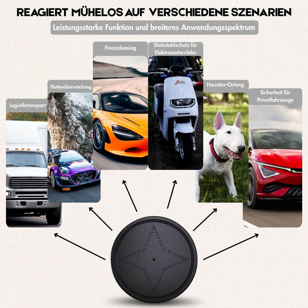 Mini, portable GPS tracker with magnetic base for discreet personal security & asset location.