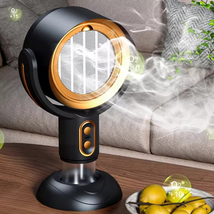 Sleek kitchen air purifier, effective smoke eliminator & odor remover for cooking smells, ensuring fresh air.