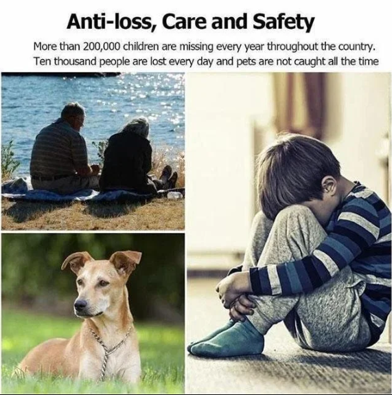 Pet GPS tracker, compact and waterproof, providing real-time location for dogs, cats, and valuable companions.