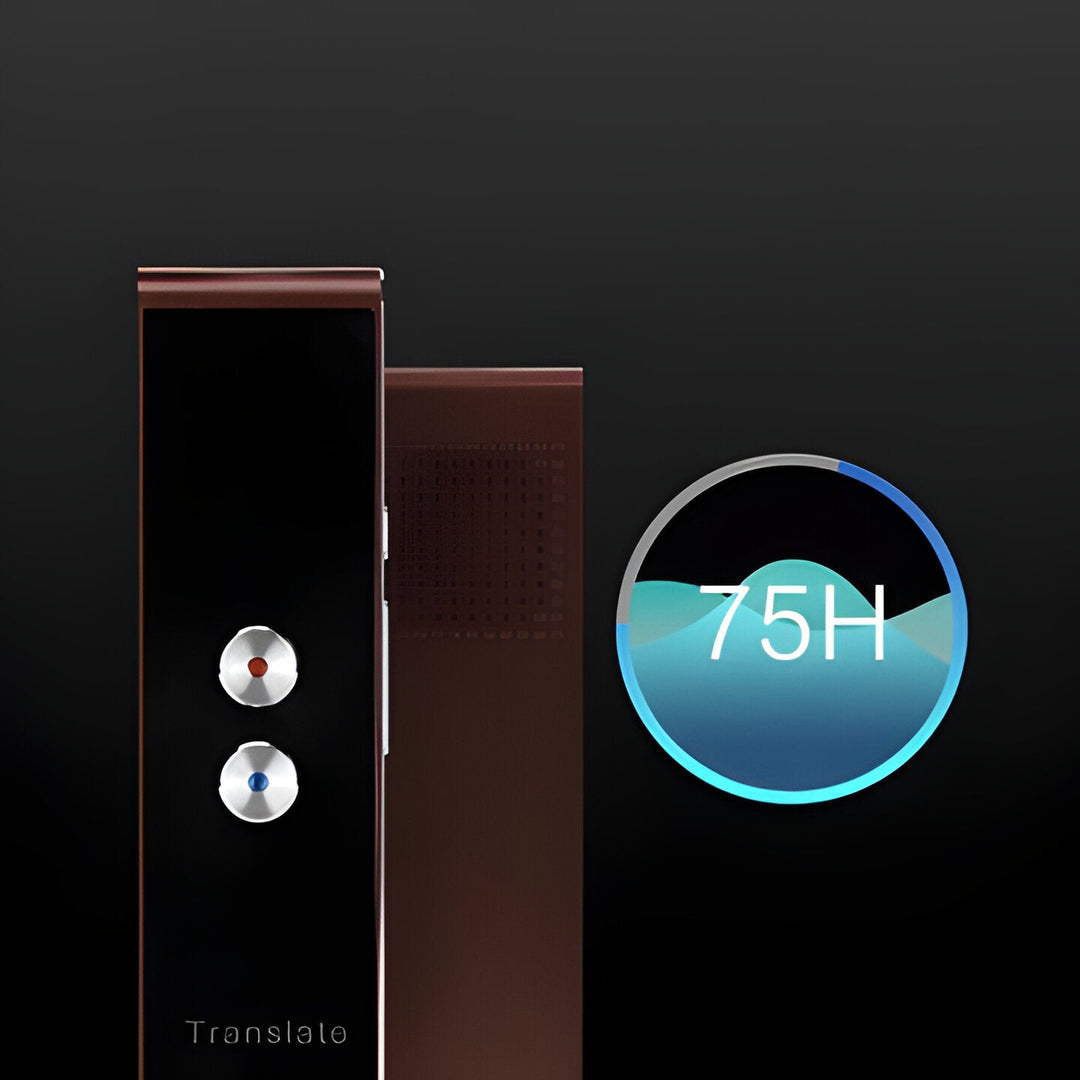 Advanced portable voice translator, an instant communication tool for over 40 languages. Break language barriers.