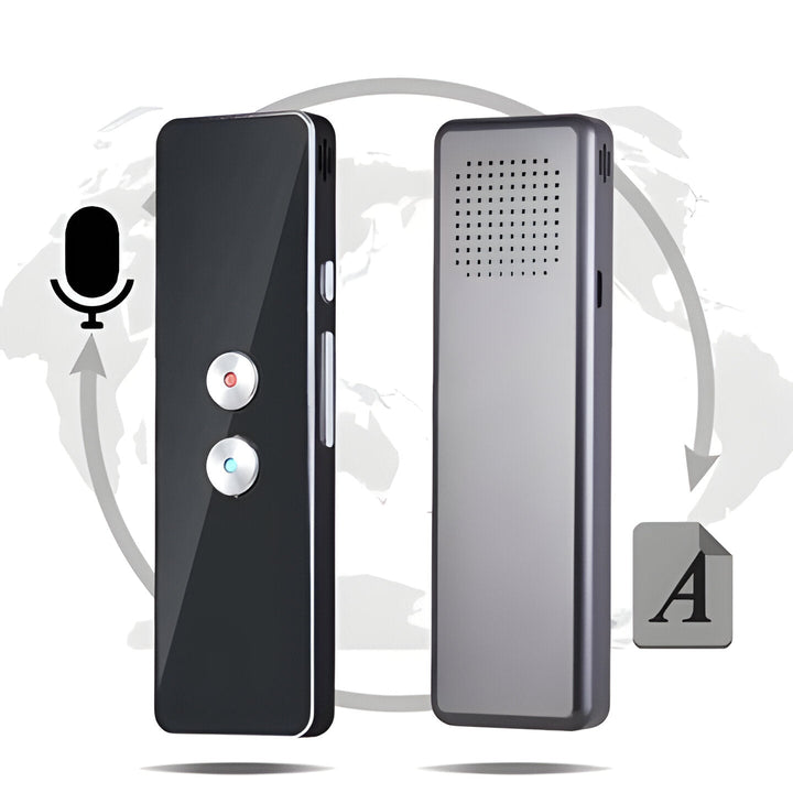 Unisex instant voice translator. Supports 40+ languages for effective communication, perfect for global explorers.
