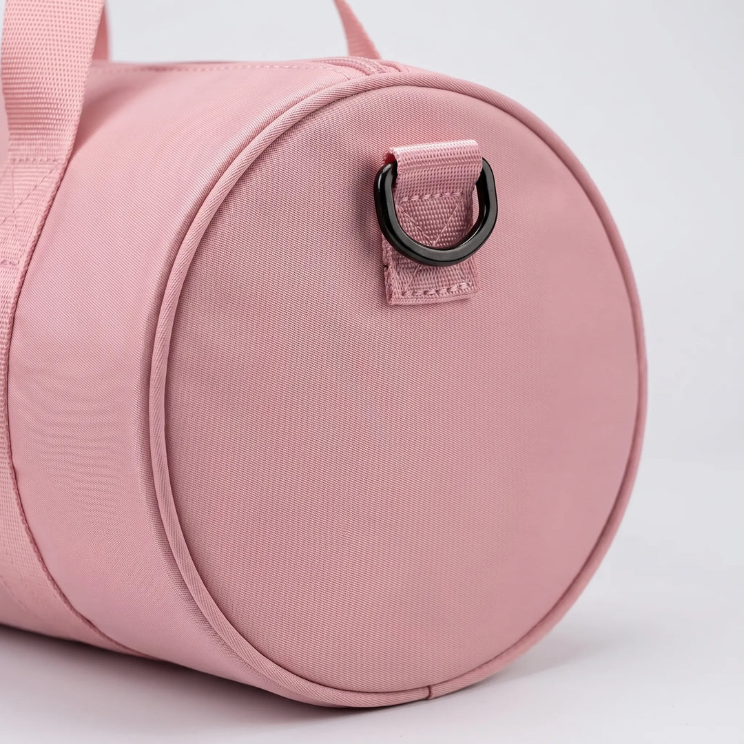 Durable nylon compact gym bag, unisex design. Ideal duffel for daily essentials, sport, and travel.