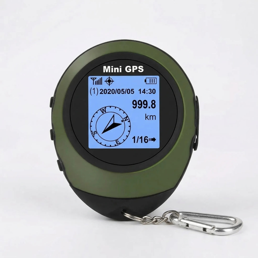 Durable unisex handheld GPS navigator, ideal for reliable off-grid navigation during hiking, camping, and exploration.