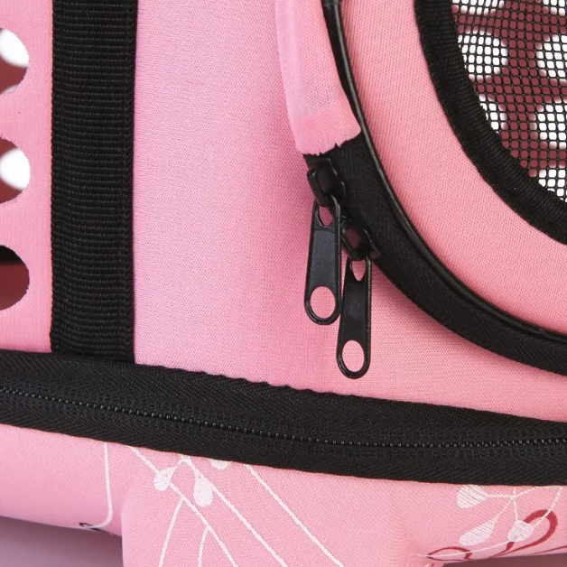 Airline approved pet carrier, breathable, safe for cats & small dogs