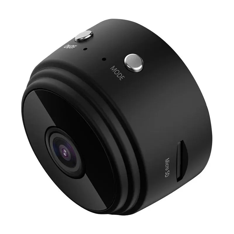 Compact WiFi pet camera for home monitoring, real-time audio and video, discreet design