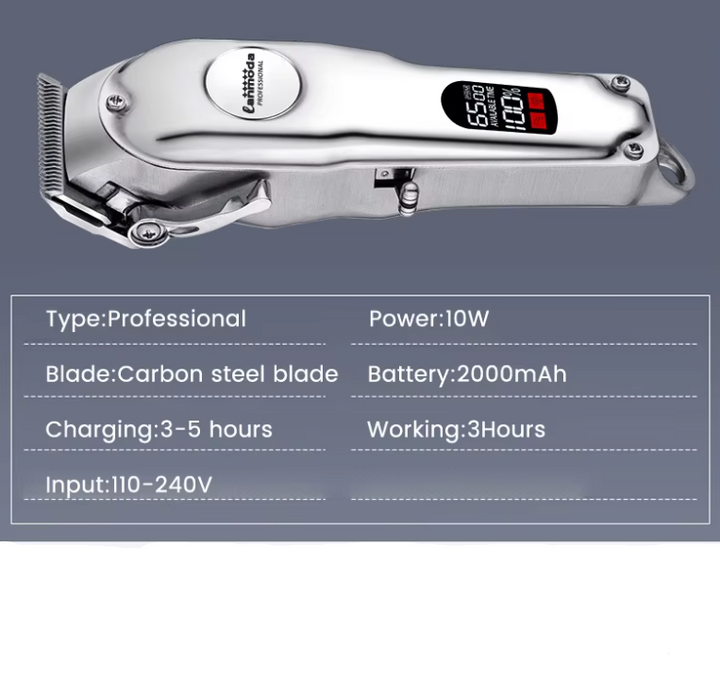 Cat trimmer, cordless, low noise for stress-free animal care.