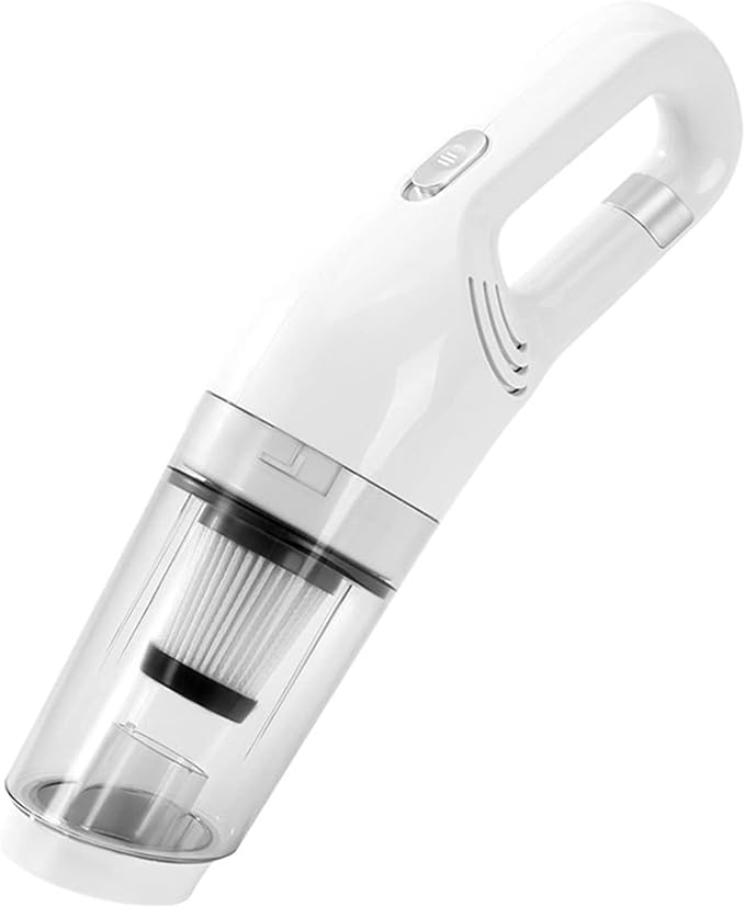 Portable cordless pet vacuum with various attachments for deep carpet cleaning