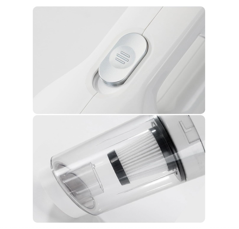 Cordless pet hair vacuum charging on its base, ready for dog hair and cat hair removal
