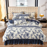 Blue and White